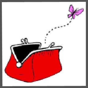 Пустой кошелек рисунок