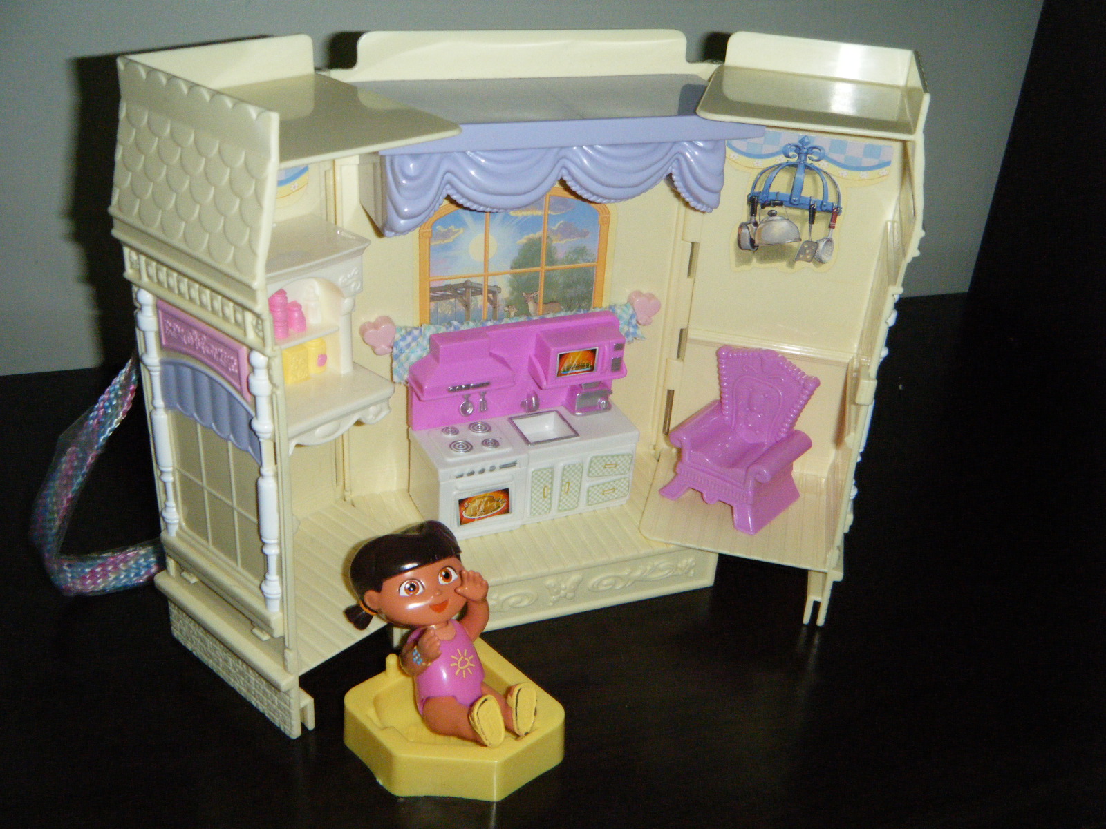 MommysLove4Baby143 DORA BRING ALONG HOME 10" W FURNISHING 649P LIKE