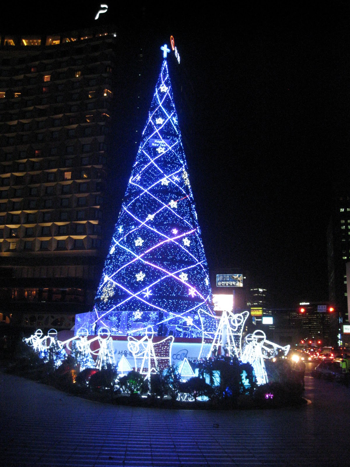 A Pinoy in Korea Christmas Trees On A Freezing Night
