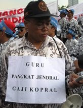 Guru Pangkat Jendral Gaji Kopral