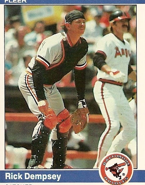 Orioles Card O the Day: Rick Dempsey, 1984 Fleer #6