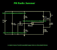 FM Radio Jammer circuit diagram Circuit Schematic With Explnation