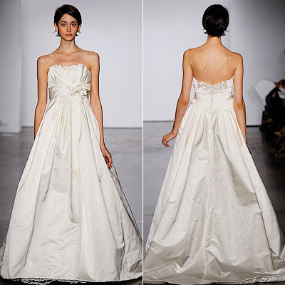 gowns from Nicole Miller,