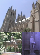 Washington Cathedral & Statues