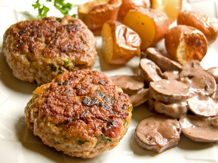 Cooking Weekends: Frikadellen; (Danish) Fried Meat Patties and Creamed ...