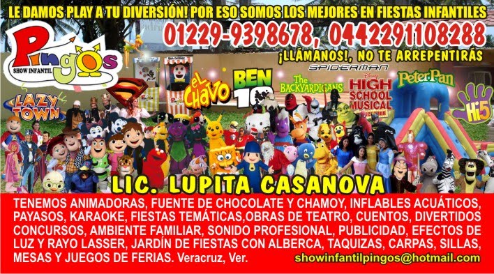 SHOW INFANTIL PINGOS