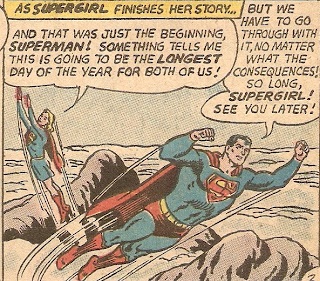 Superman's first lie of the day