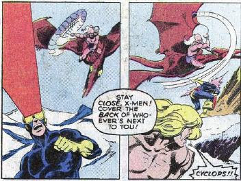 Poor Cyclops...knocked out EVERY time