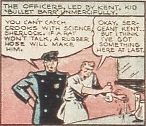 Pa Kent's early life as sarcastic, abusive cop