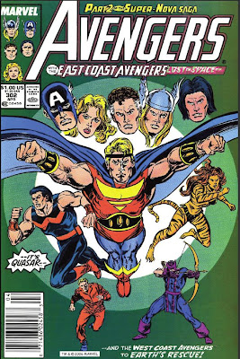 95% of Marvel covers of the era featured looming heads watching the action