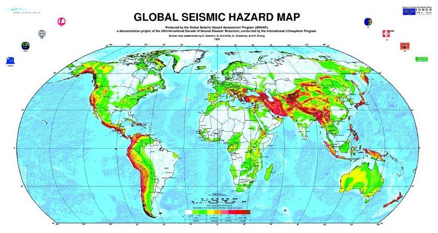 Seismic Zones In Asia