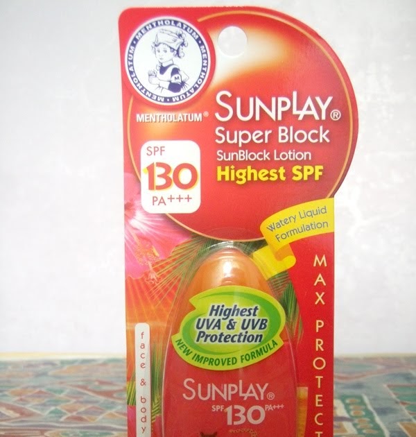 Review Sunplay Super Block Sunblock Lotion Highest SPF (SPF 130 PA