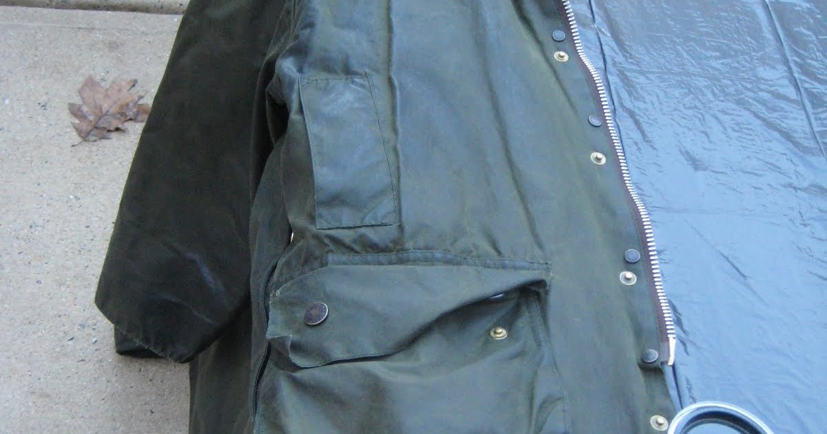 A Trip Down South: DIY Barbour Reproofing: The Beaufort