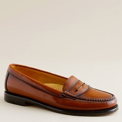 A Trip Down South: Penny loafers for women at J. Crew