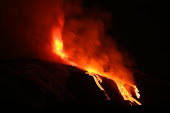 Mt. Etna erupting, 1/15/11