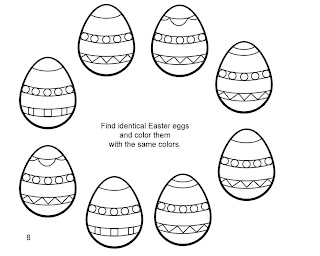 Easter designed eggs arranged in round kids coloring page free religious Easter clip arts and Christian pictures download