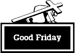 Good Friday clip art coloring page Jesus Christ carrying Cross free bible clip art pictures and Christian images