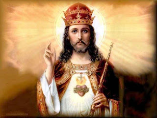 Jesus Christ sacred heart picture with crown as king hq(hd) wallpaper