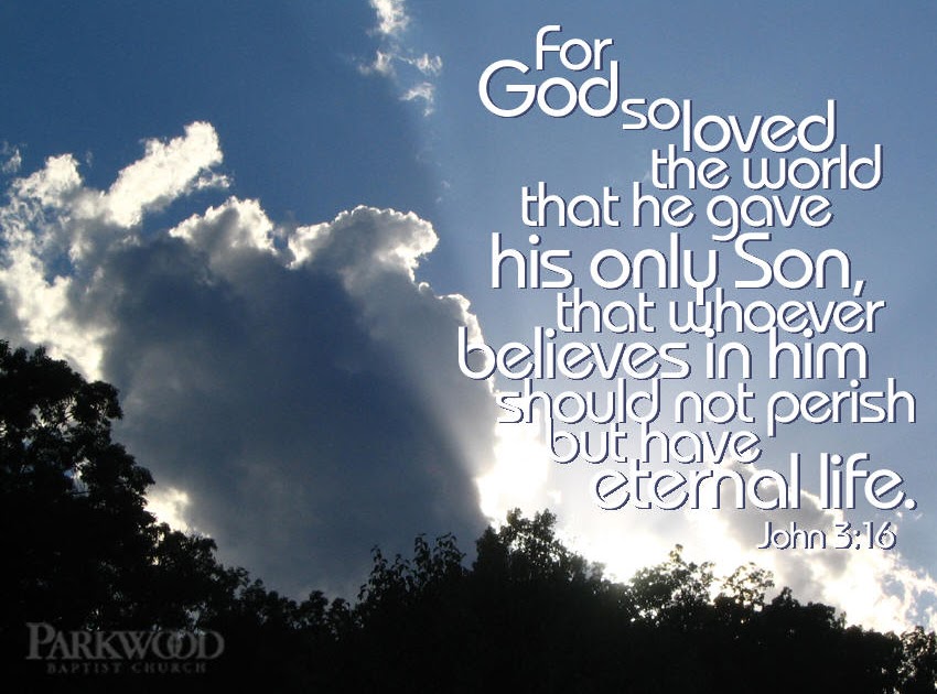 Free John 3 16 Bible verse wallpapers and cross cliparts