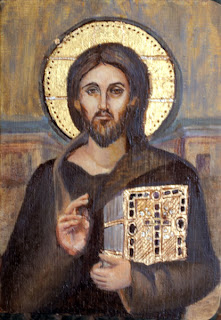 Jesus Christ teaching with bible in hands drawing gallery