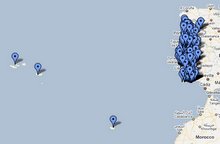 Mapas dos Blogues das Bibliotecas Escolares Portuguesas