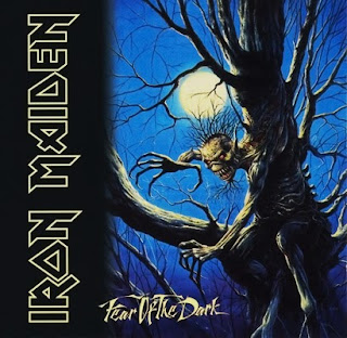 Portada Iron Maiden fear of the dark