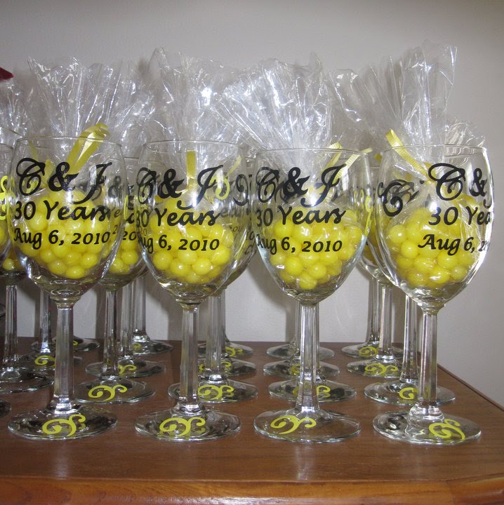 30th wedding anniversary invitations and custom designed wine
