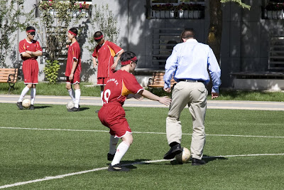 Two soccer players