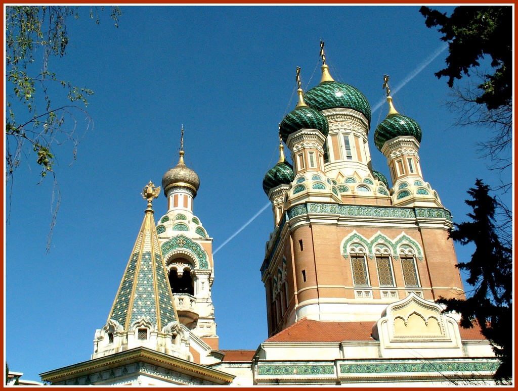 Monuments, édifices - Nice - côte d'Azur - L'eglise Russe