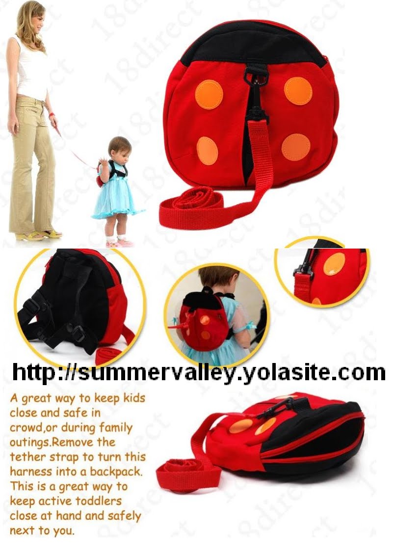 Summer Valley !!SOLDOUT!! 3211 Ladybug Safety Harness Backpack NEW STOCK ARRIVED LAST