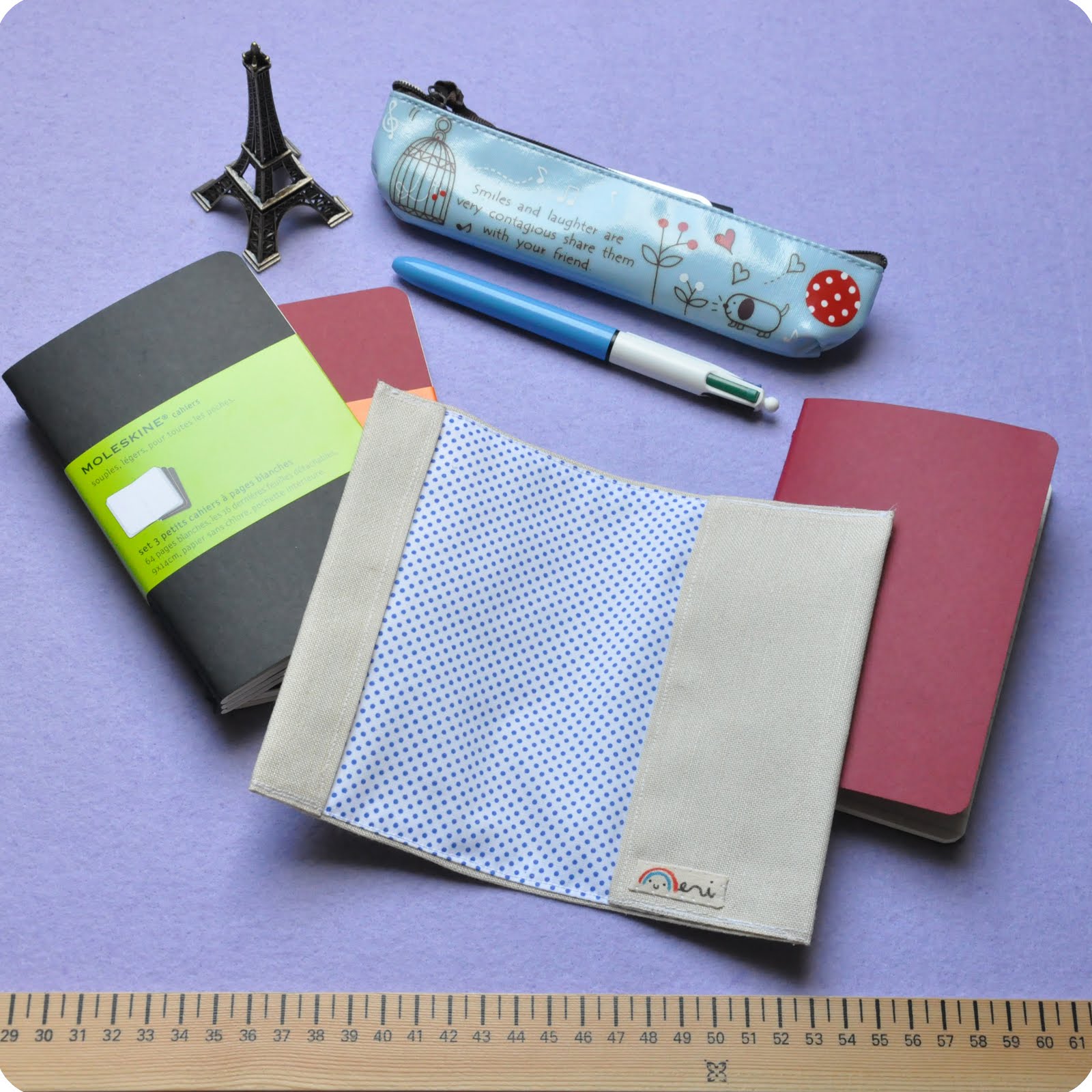 Memi The Rainbow Fabric Moleskine's notebook covers