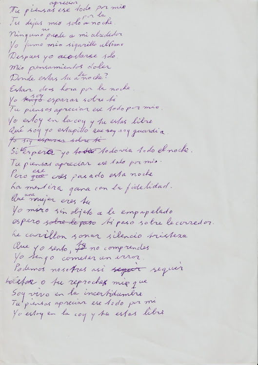 Songtekst klad Spaans