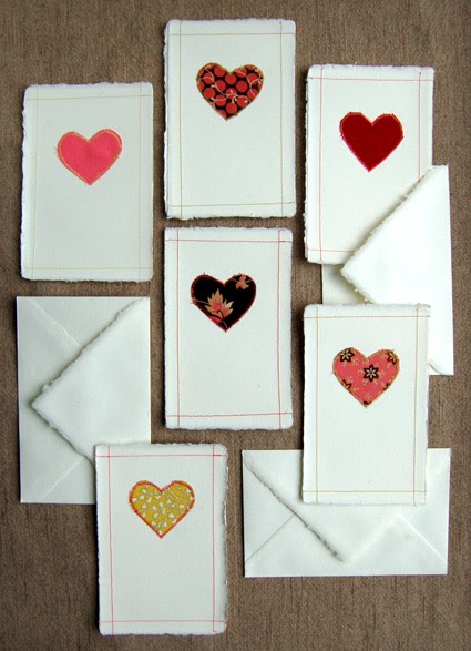 fourteen feet ceilings: Handmade Valentine's Day Cards