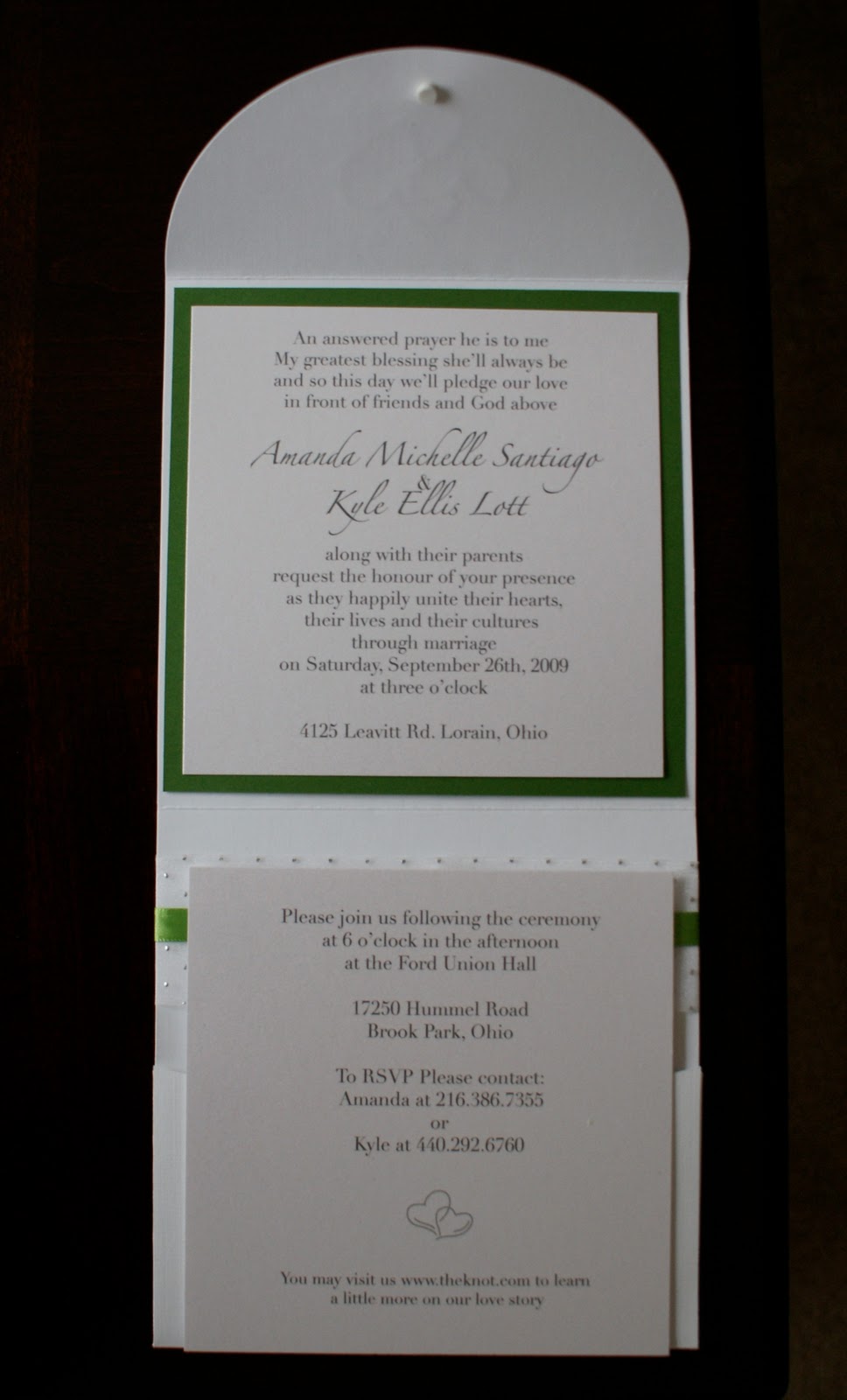 Lotts of designs: My Wedding invitation which I created!