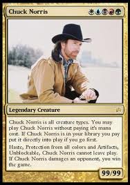 Yuhgi oh Card of Chuck Norris