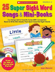 Check out my Book: Super Sight Word Songs and Activities to teach Sight words