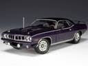 Plymouth Diecast Highway 61 50724 1971 Plymouth Barracuda 383 Gran Coupe Inviolet