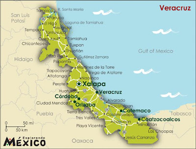 Around the World Maps: Veracruz Map