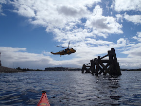 Sea King Rescue Helicopter, Cardiff Bay