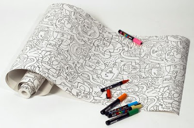 Talk of the Town: COLOR ME WALLPAPER