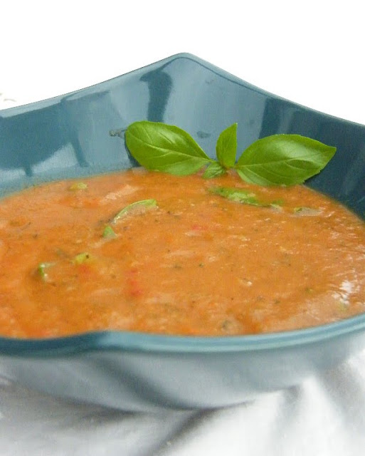 Roast Vegetable & Tomato Soup with Basil | Tinned Tomatoes