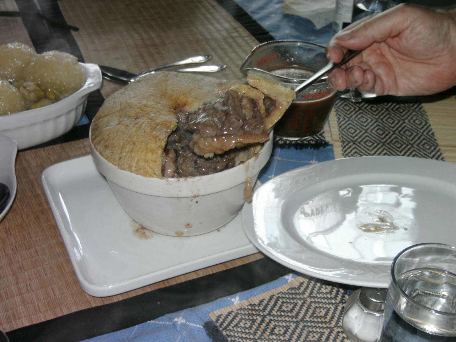 It's all in the game Steamed game suet pudding