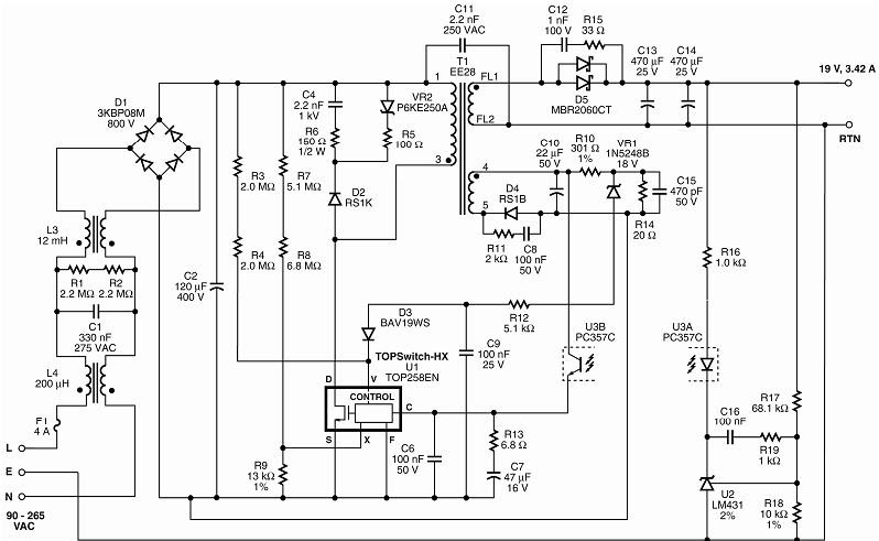 Paket Komputer Bandung: Notebook AC Adapter Schematics
