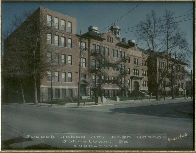 Vintage Johnstown Joseph Johns Junior High School Downtown Johnstown