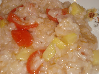 PILAF CU DOVLECEI SI ROSII CHERRY