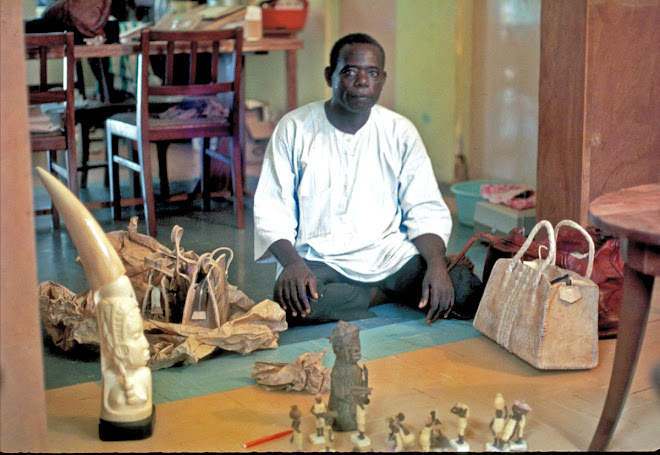 Nigerian Trader - at our house in Kenema