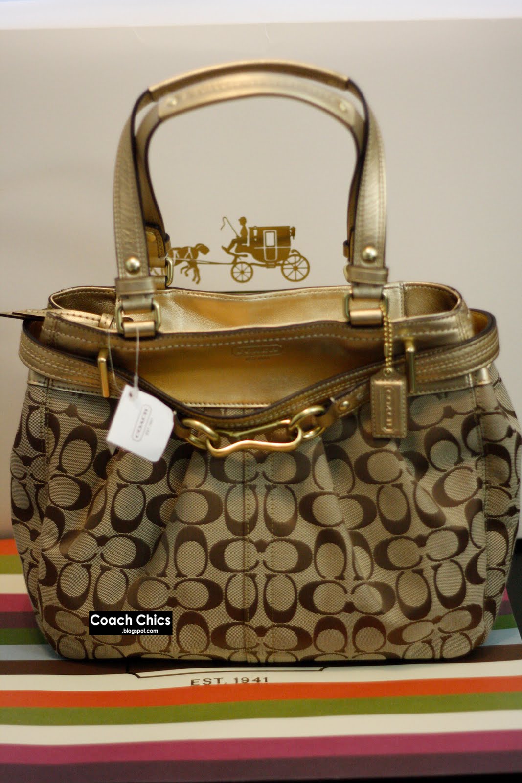 Coach Chics COACH USA LIMITED NEW RELEASEDCoach HAMPTON Signature