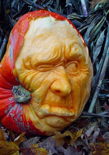 old man jack o'lantern pumpkin