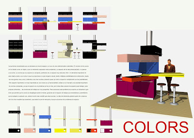 Susana Gimber: mobiliario cocina COLORS
