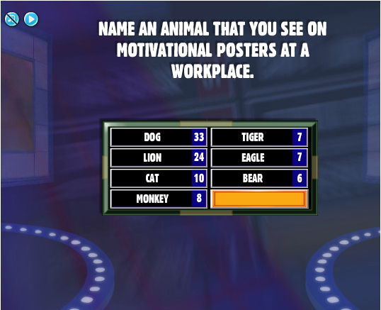 Facebook Family Feud Cheats: Name an animal that you see on